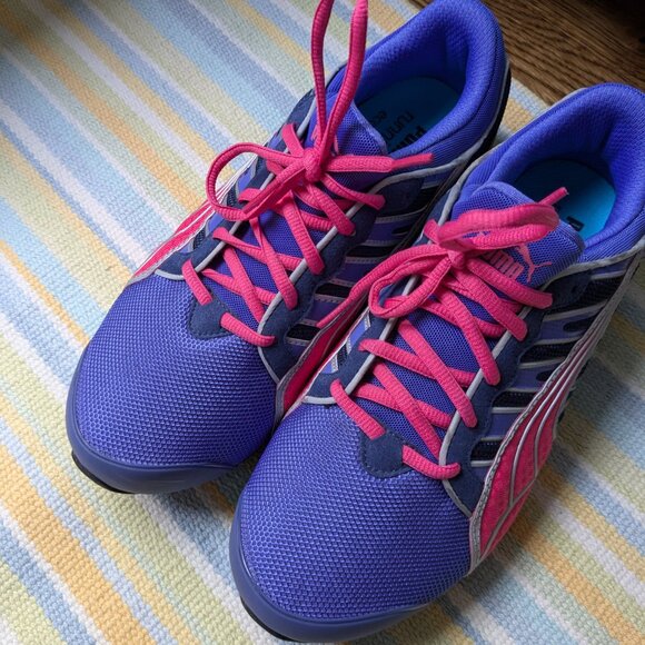 ⭐ PUMA Voltaic-3 Purple and pink eco ortholite 10 Cell running shoes size 9 - Picture 7 of 9